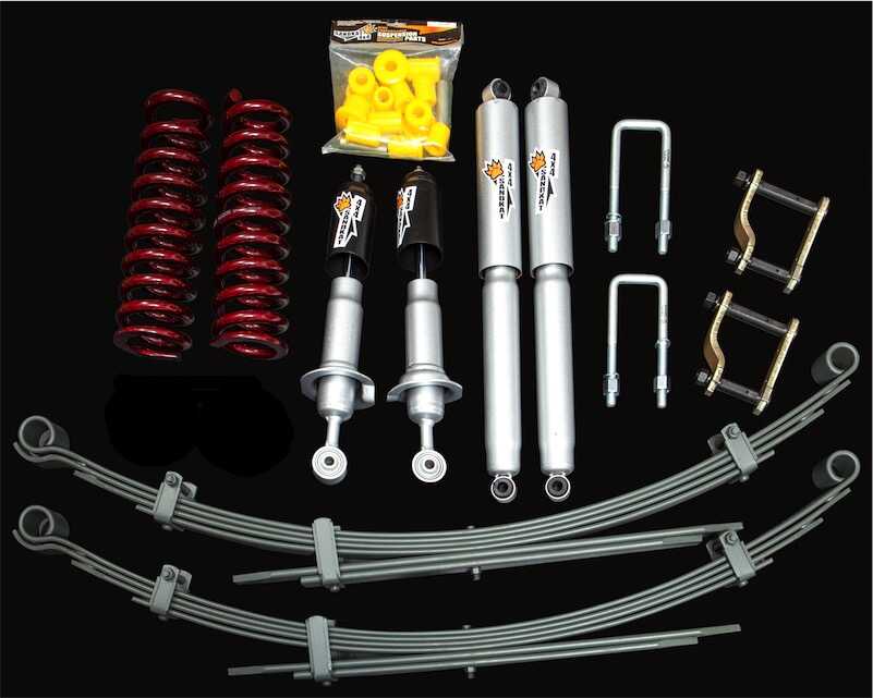 Kit Suspension Sandkat4x4 - Rehausse env. 5 cm - Pickup Toyota Hilux Vigo - Charge +100kg/+500kg