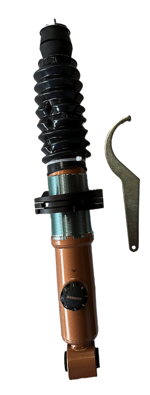 Amortisseur renforcé réglable (8 positions) - Mitsubishi & Fiat - Avant - Type McPherson - Nitrogas - Sandkat4x4